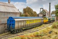 5029 Heljan IWB Cargowaggon number 33 80 2797 598 in Silver and Blue livery - weathered